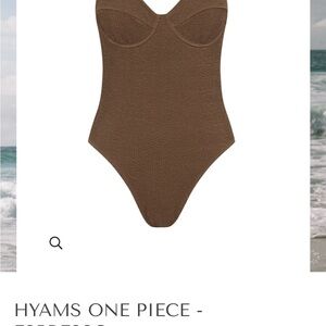 Somerfield Swim Brown One-Piece Swimsuit